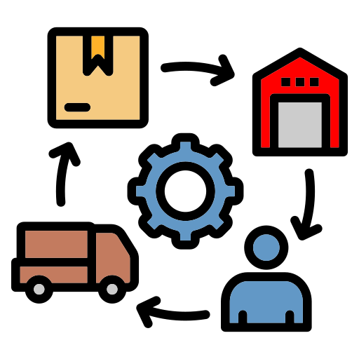 Reliable Supply Chain Icon